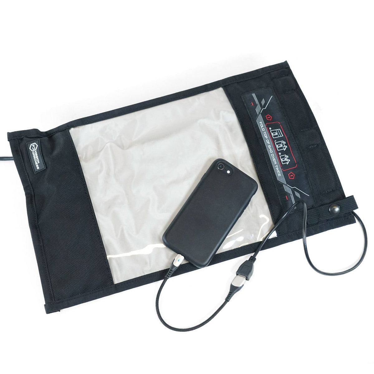 Mission Darkness Charge & Shield Faraday Bag met venster