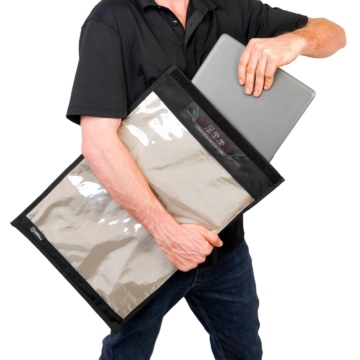 Mission Darkness Faraday Bag voor laptops met venster