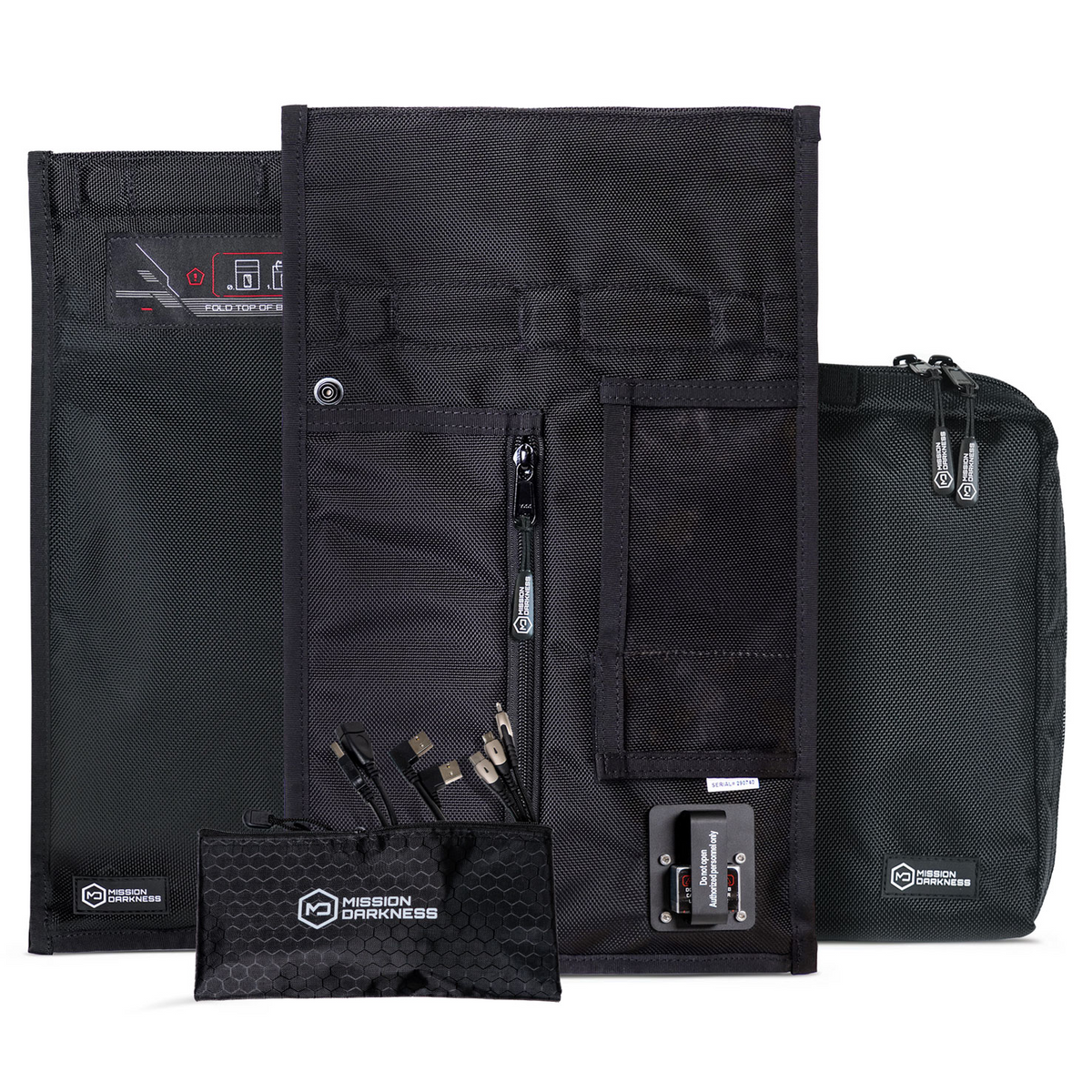 Mission Darkness Charge & Shield Faraday Bag zonder venster