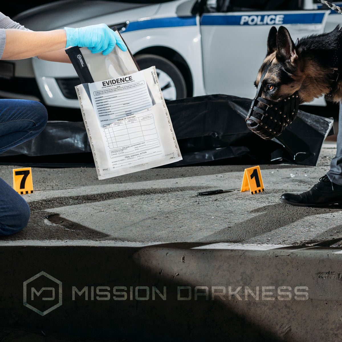 Mission Darkness Faraday Bag voor telefoons met venster