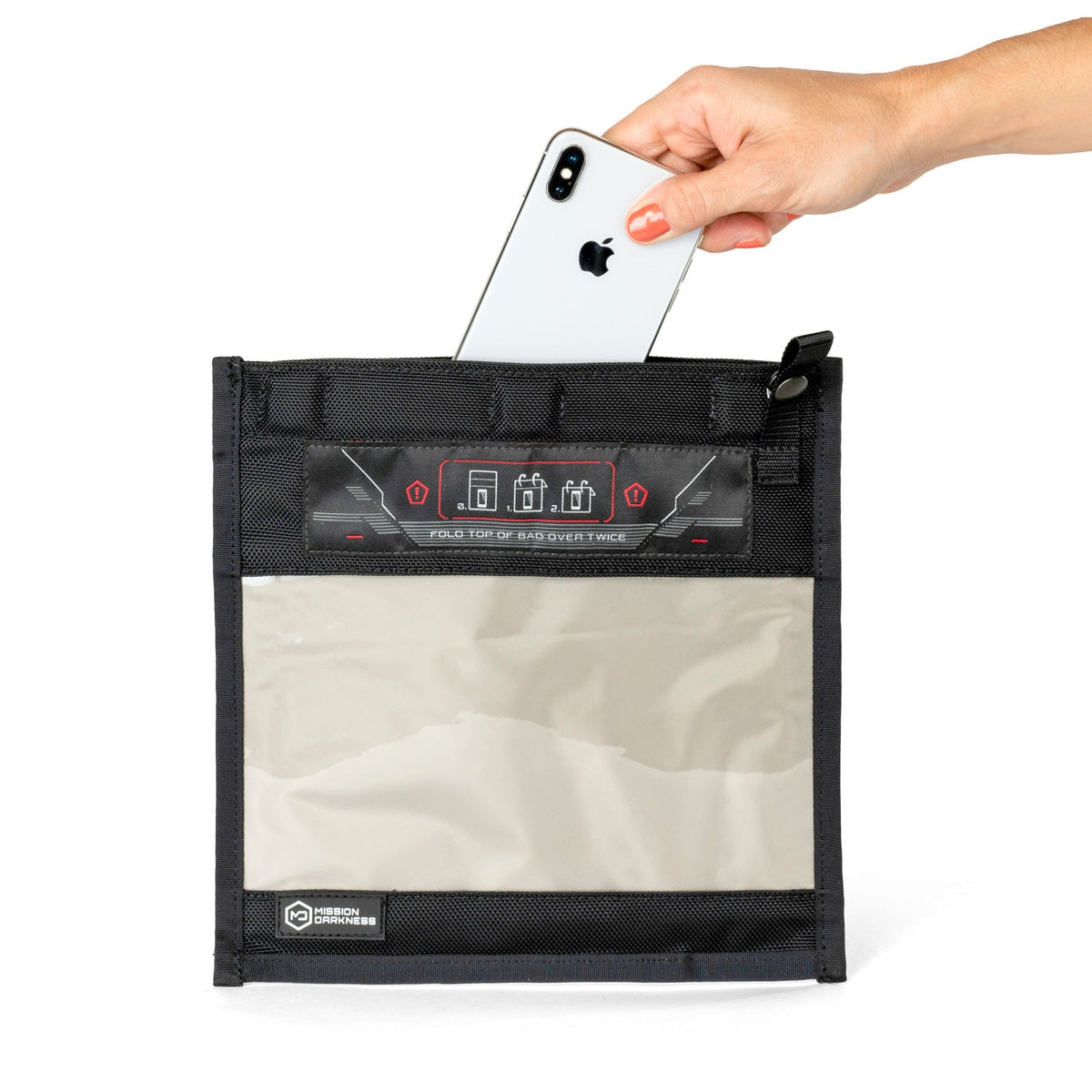 Mission Darkness NeoLok Faraday Bag voor telefoons met venster