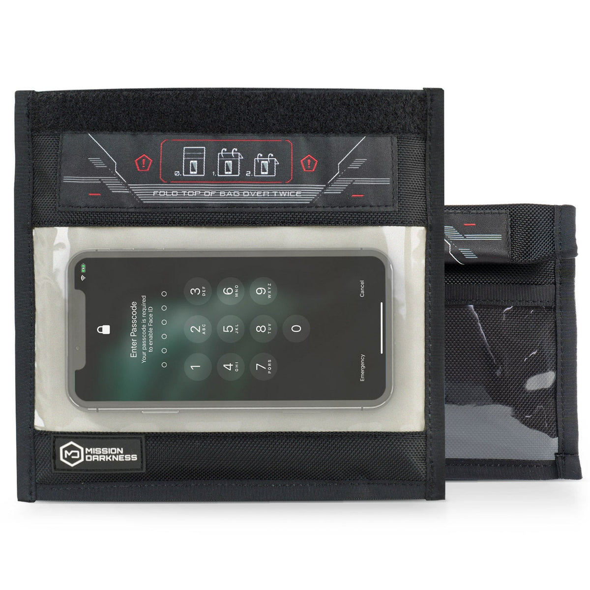 Mission Darkness Faraday Bag voor telefoons met venster