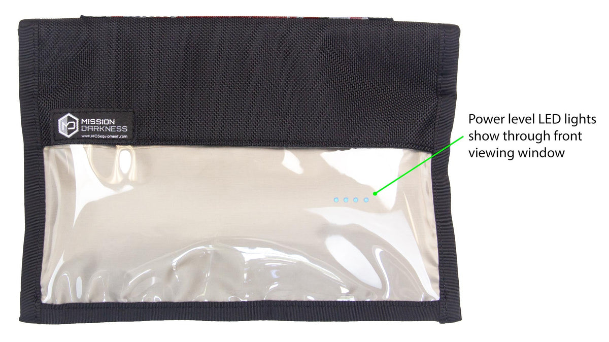 Mission Darkness NeoLok Faraday Bag voor telefoons met batterijkit