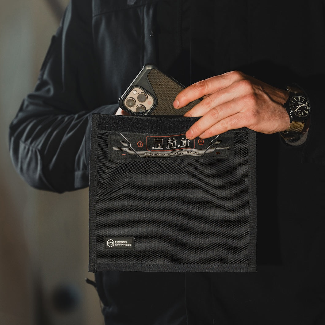 Mission Darkness Faraday Bag voor telefoons zonder venster